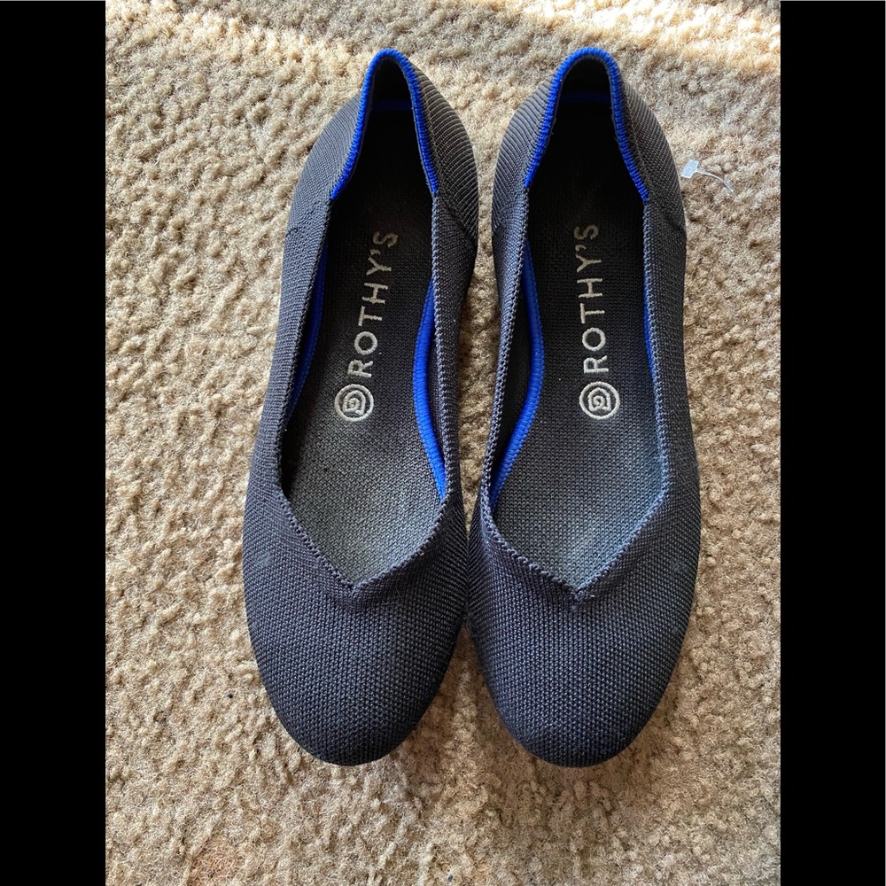 Rothy’s flats size 9 Black